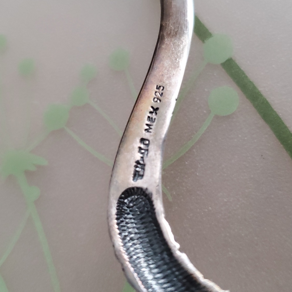 Taxco 6" Sterling Mexico Snake Brooch - Picture 6 of 9